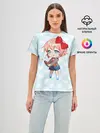 Женская базовая футболка / Chibi Sayori