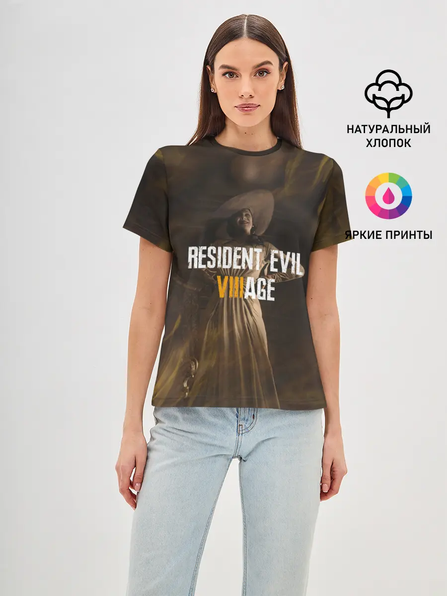Женская базовая футболка / RESIDENT EVIL VILLAGE | ЛЕДИ ДИМИТРЕСКУ
