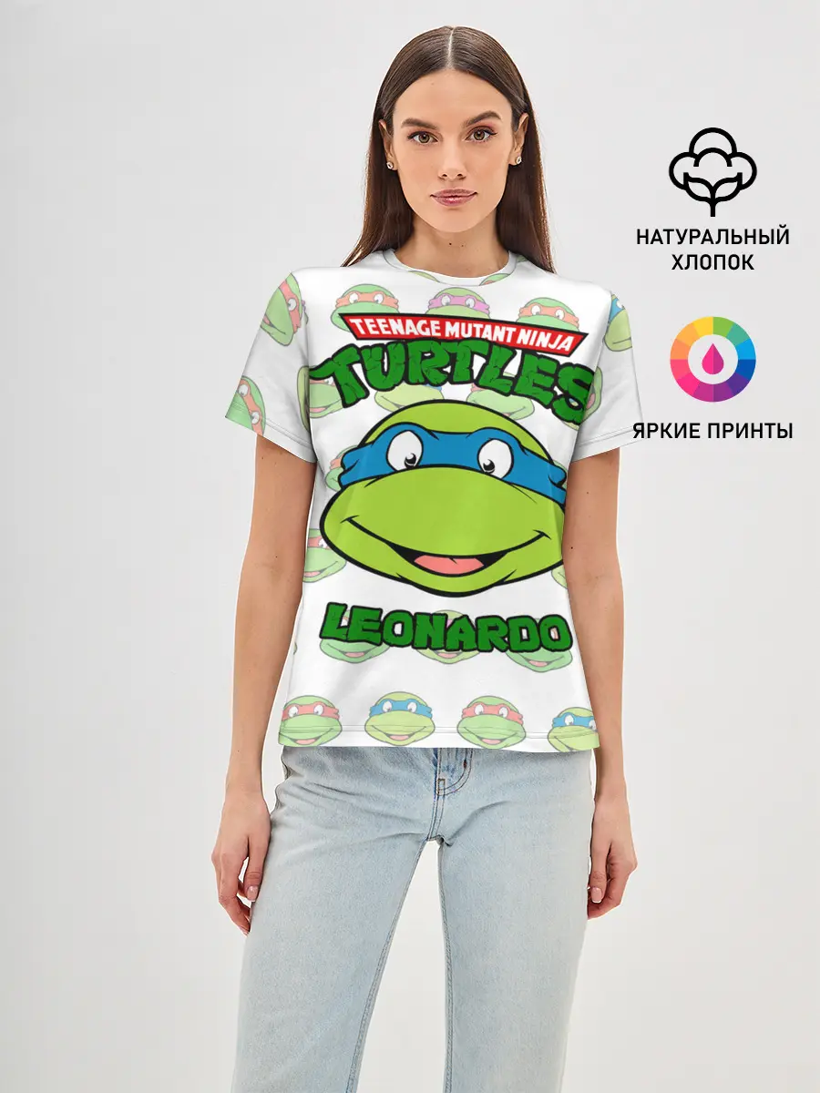 Женская базовая футболка / Черепашки-Ниндзя