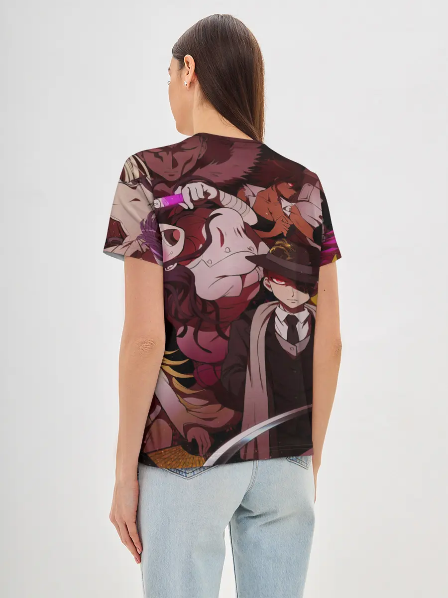 Женская базовая футболка / danganronpa perso