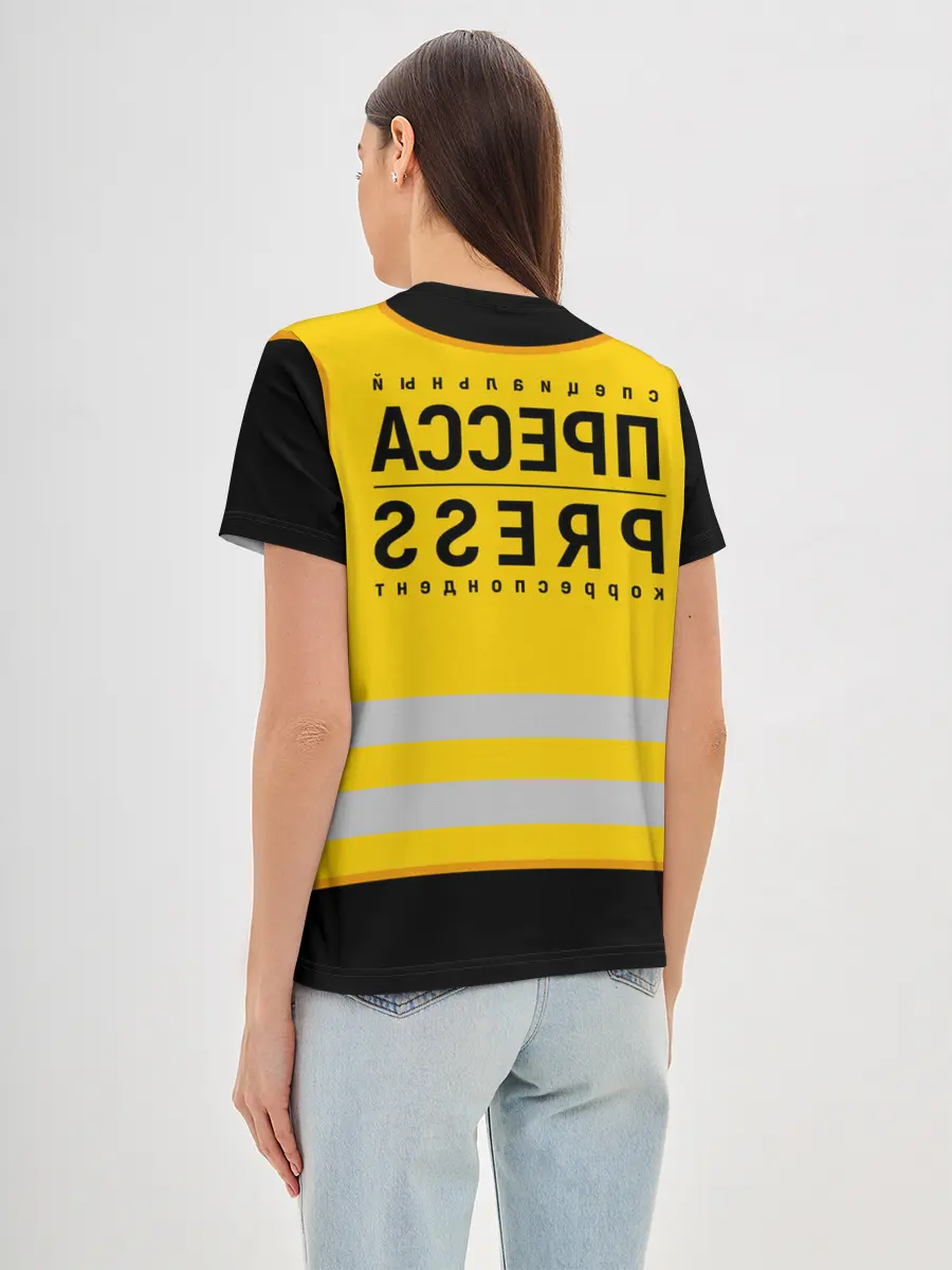 Женская базовая футболка / ПРЕССА. Специальный корреспондент.