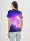 Женская базовая футболка / КОСМИЧЕСКИЕ КРАСКИ