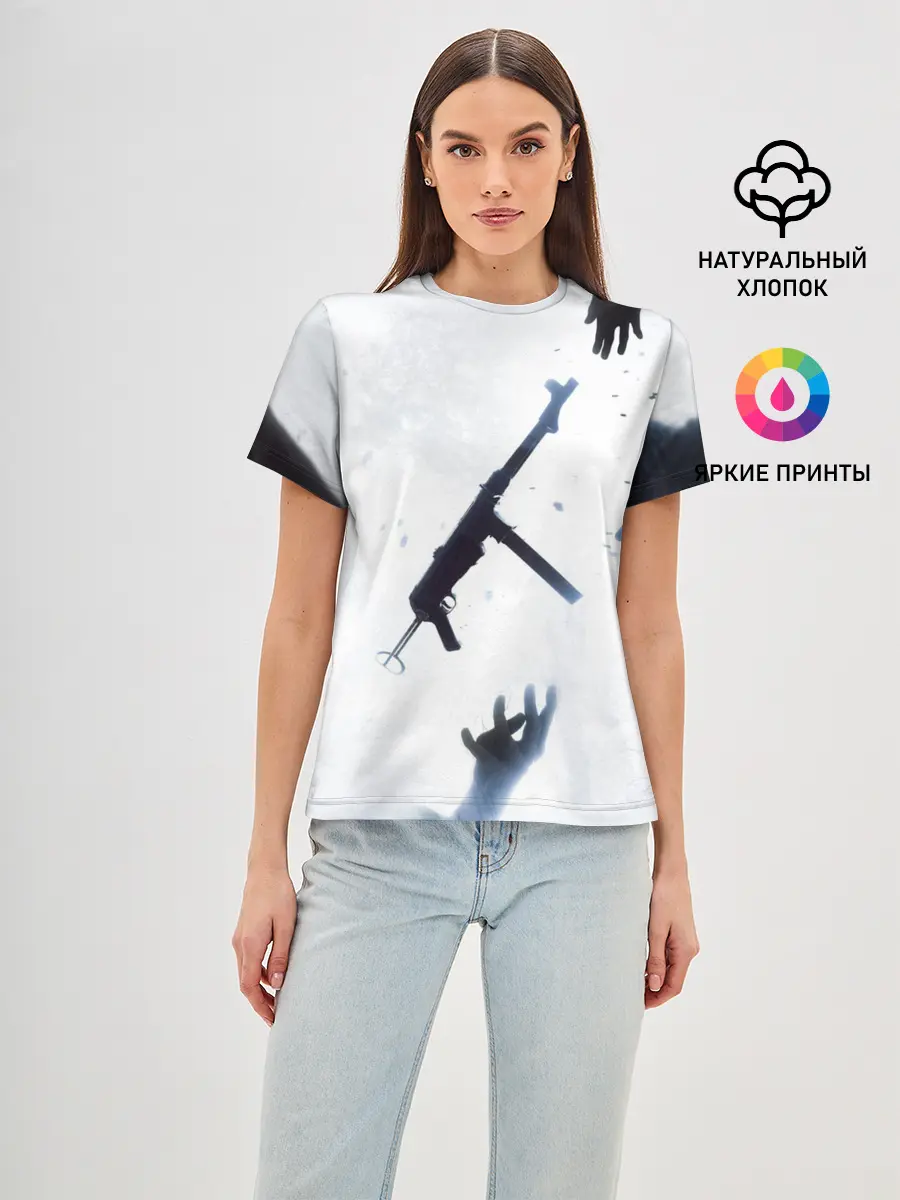 Женская базовая футболка / Бателфилд МП 40