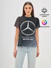 Женская базовая футболка / MERCEDES / МЕРСЕДЕС