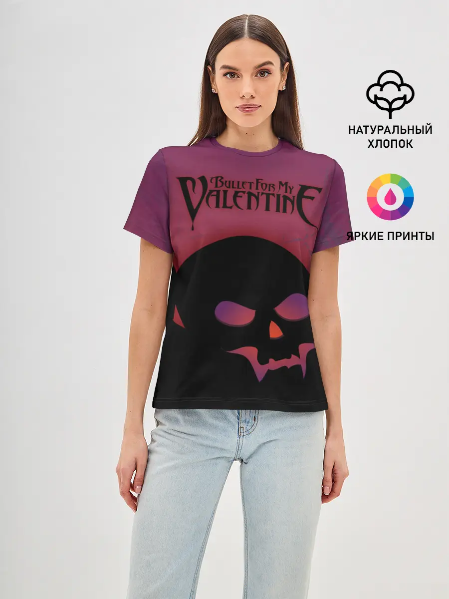 Женская базовая футболка / Bullet For My Valentine