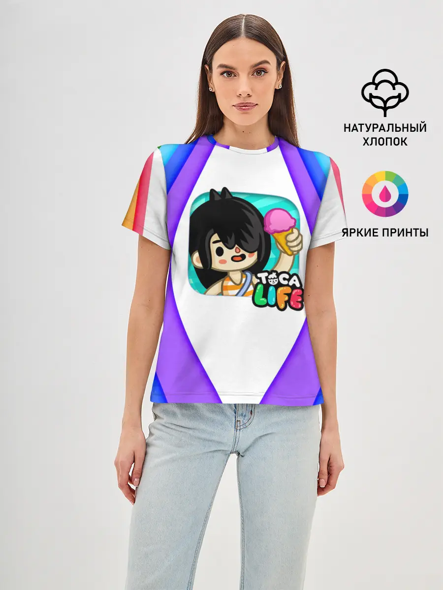 Женская базовая футболка / Нари | Nari | Toca Boca