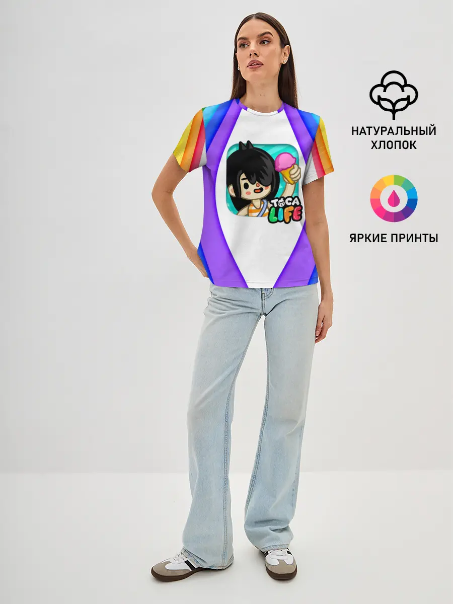 Женская базовая футболка / Нари | Nari | Toca Boca