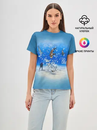 Женская базовая футболка / Go Dive