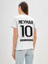 Женская базовая футболка / Неймар ПСЖ гостевая форма 2021/2022