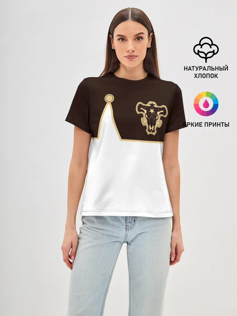 Женская базовая футболка / Мантия Чёрный Бык