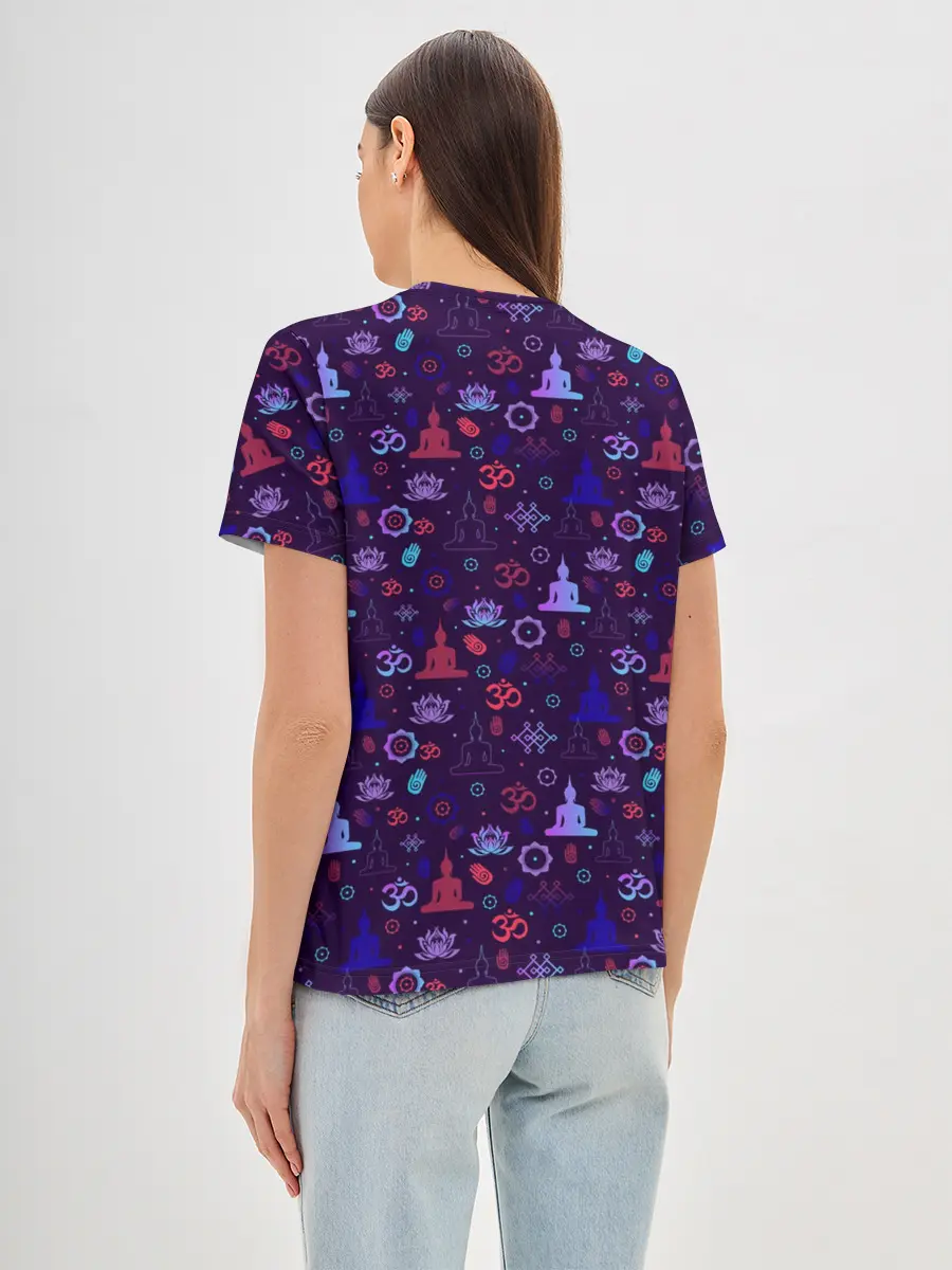 Женская базовая футболка / Медитация