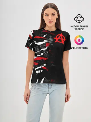 Женская базовая футболка / Анархия