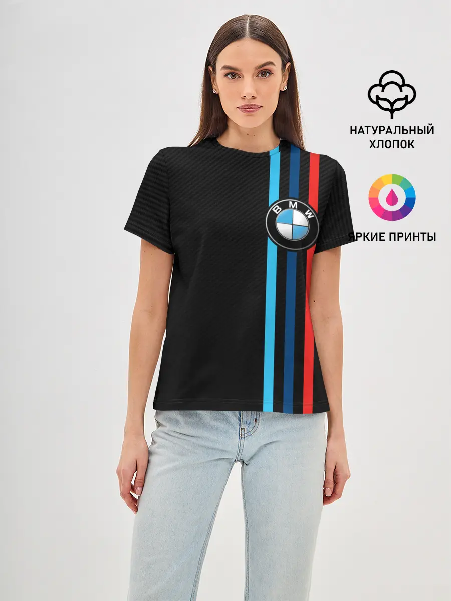Женская базовая футболка / BMW M SPORT CARBON