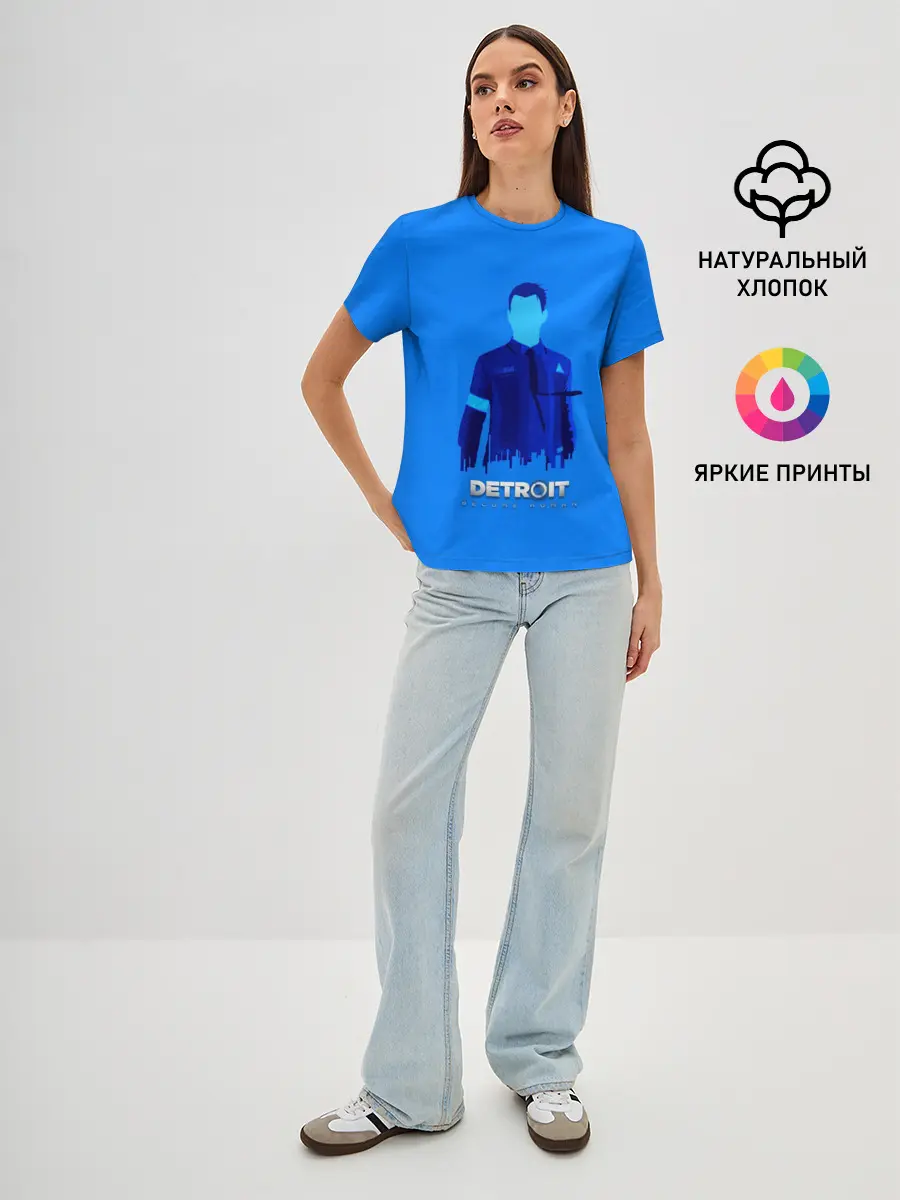 Женская базовая футболка / Detroit:become human