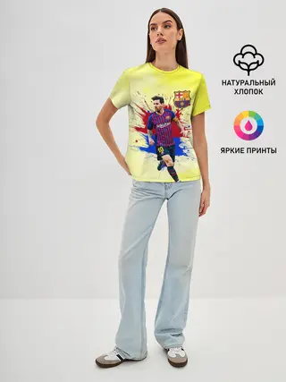 Женская базовая футболка / Месси