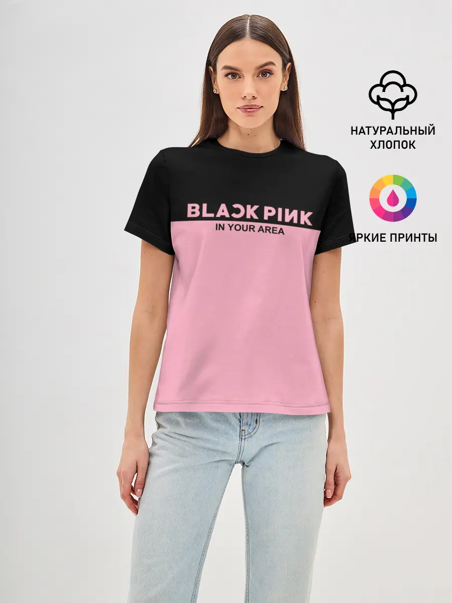 Женская базовая футболка / BlackPink