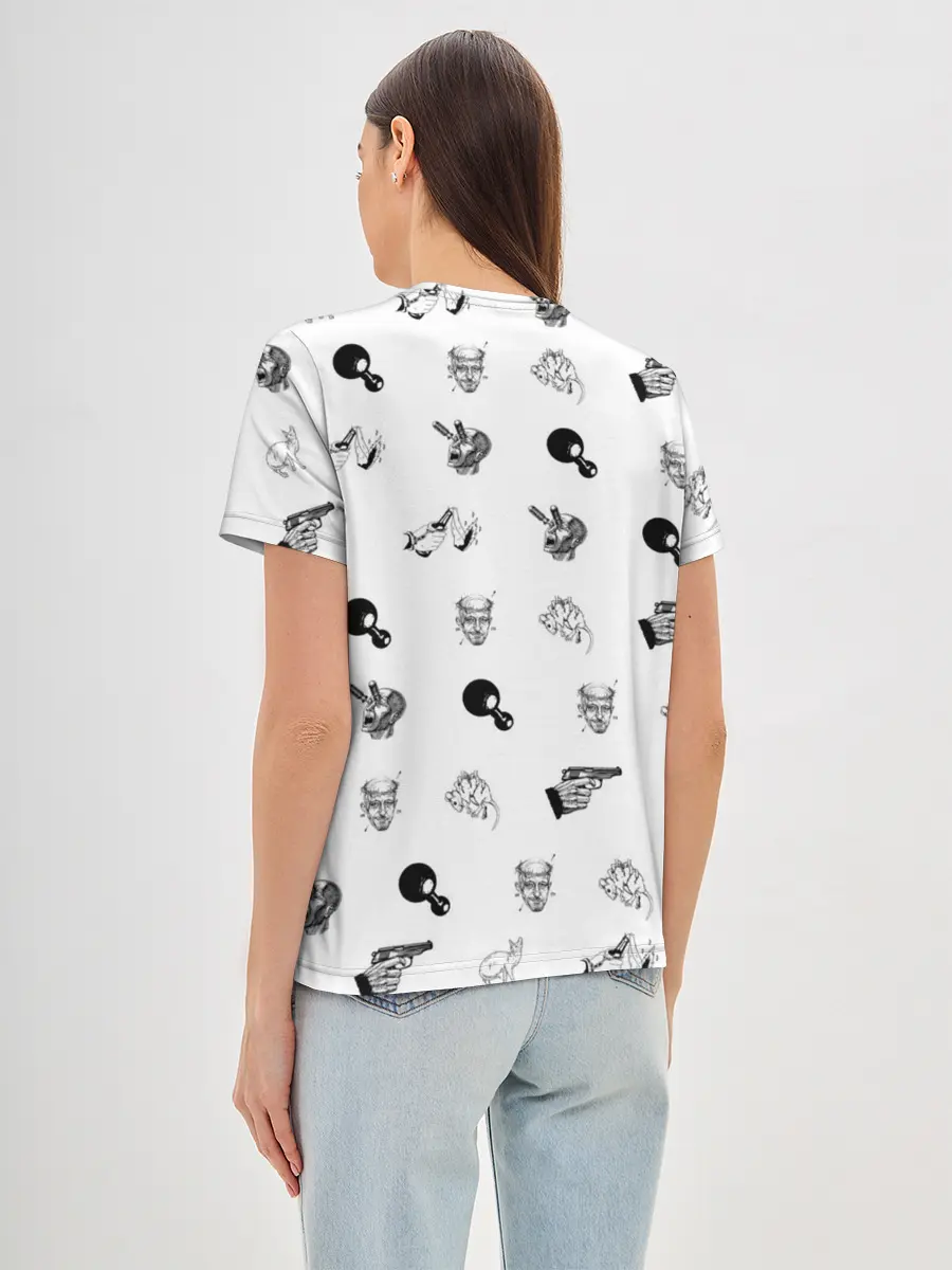 Женская базовая футболка / Кровосток | Паттерн