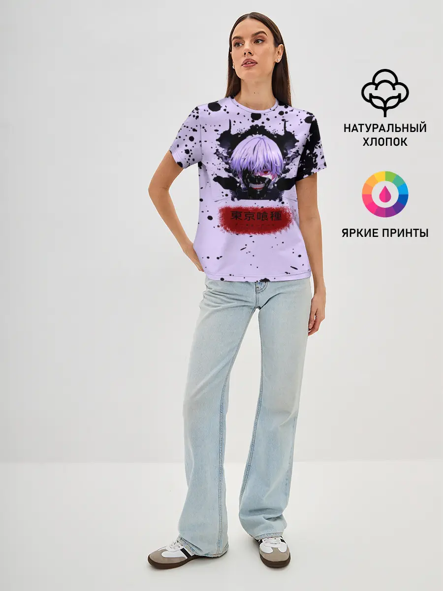 Женская базовая футболка / Канеки Кан