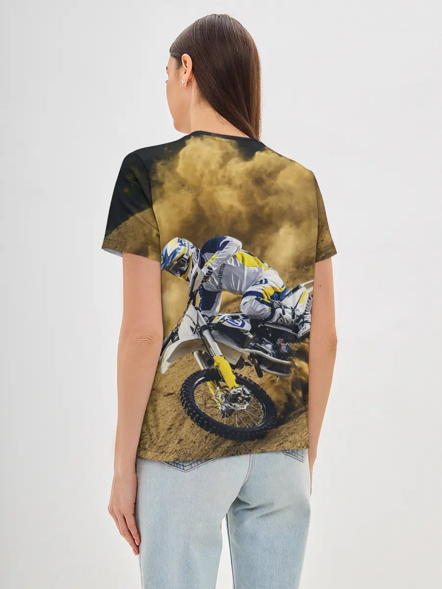 Женская базовая футболка / HUSQVARNA / ХУСКВАРНА / SPORT