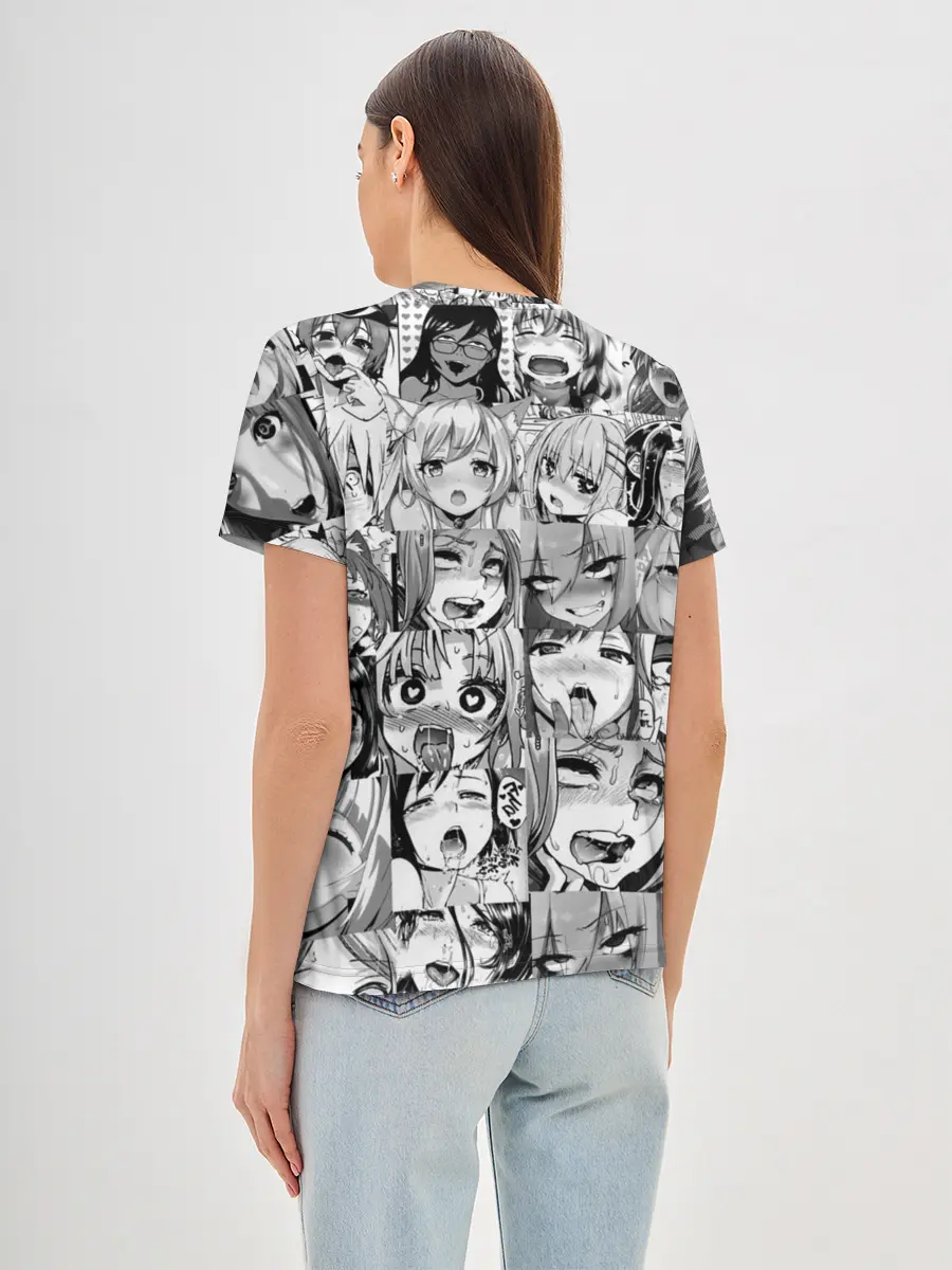 Женская базовая футболка / Японская анимация