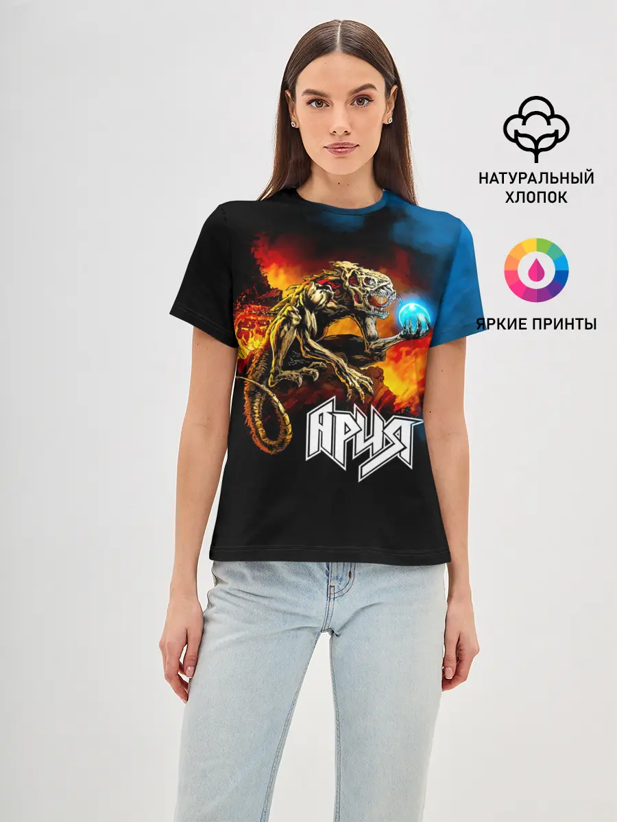 Женская базовая футболка / Ария - Химера