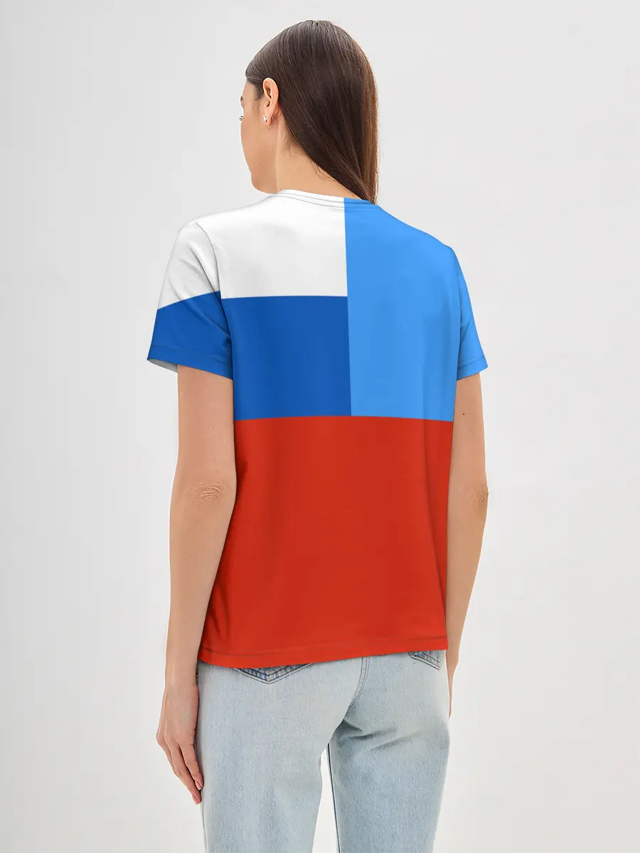 Женская базовая футболка / Флаг МЧС России