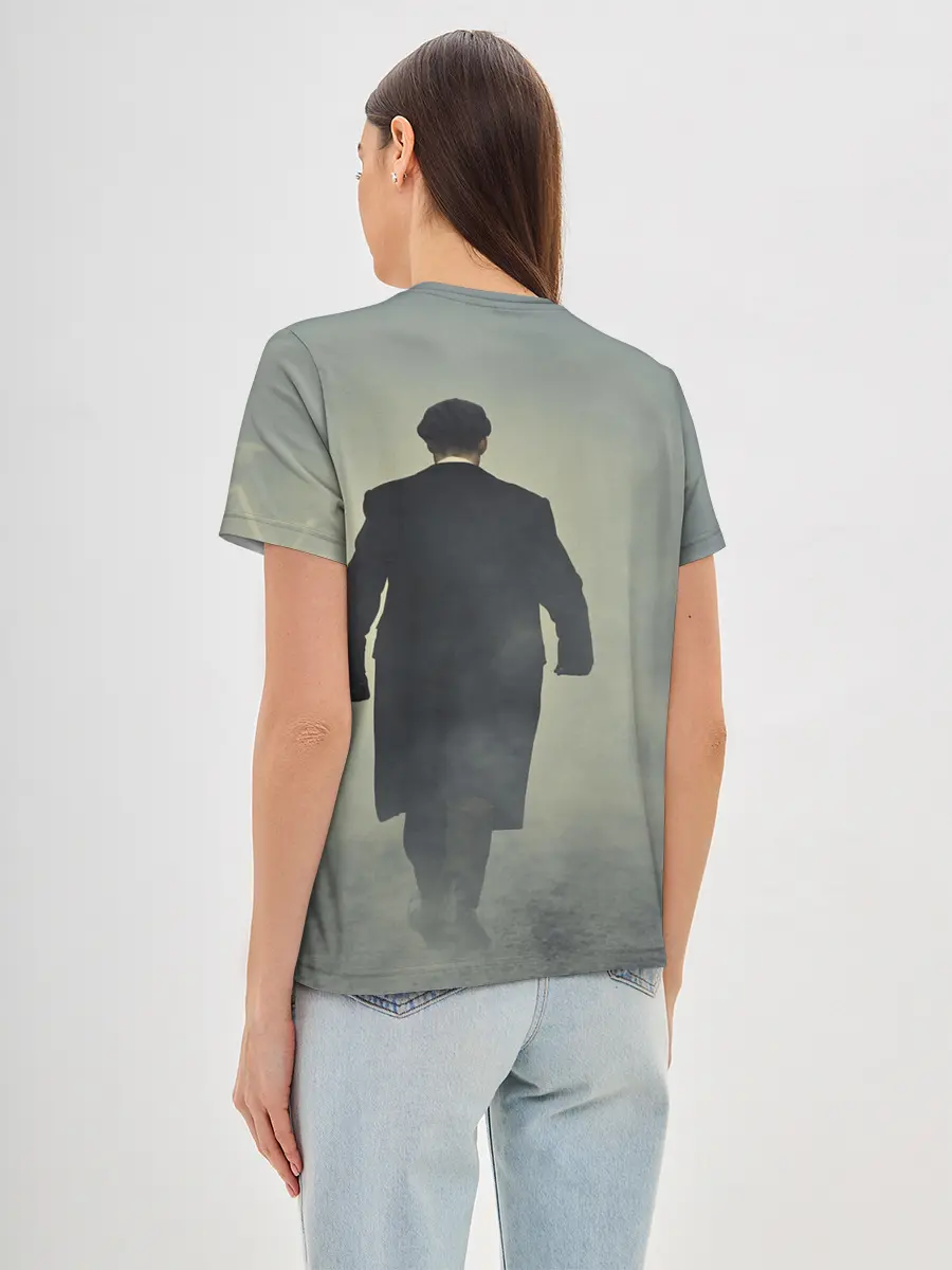 Женская базовая футболка / Острые козырьки