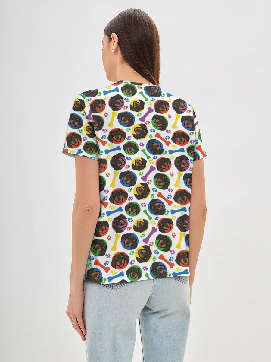 Женская базовая футболка / Такса