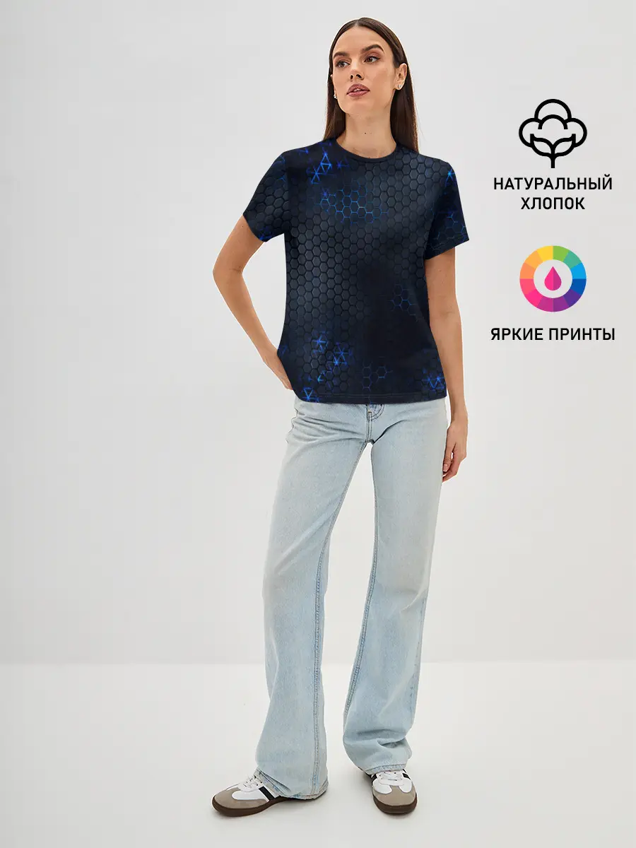 Женская базовая футболка / СТАЛЬНАЯ БРОНЯ | STEEL ARMOUR