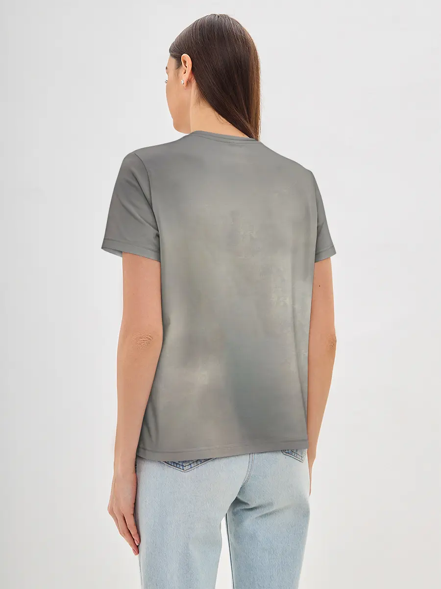 Женская базовая футболка / Лиса маслом