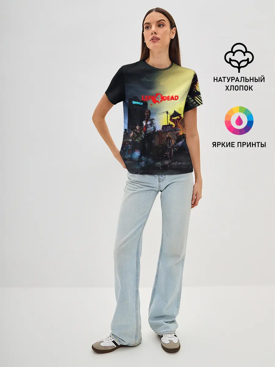Женская базовая футболка / LEFT 4 DEAD