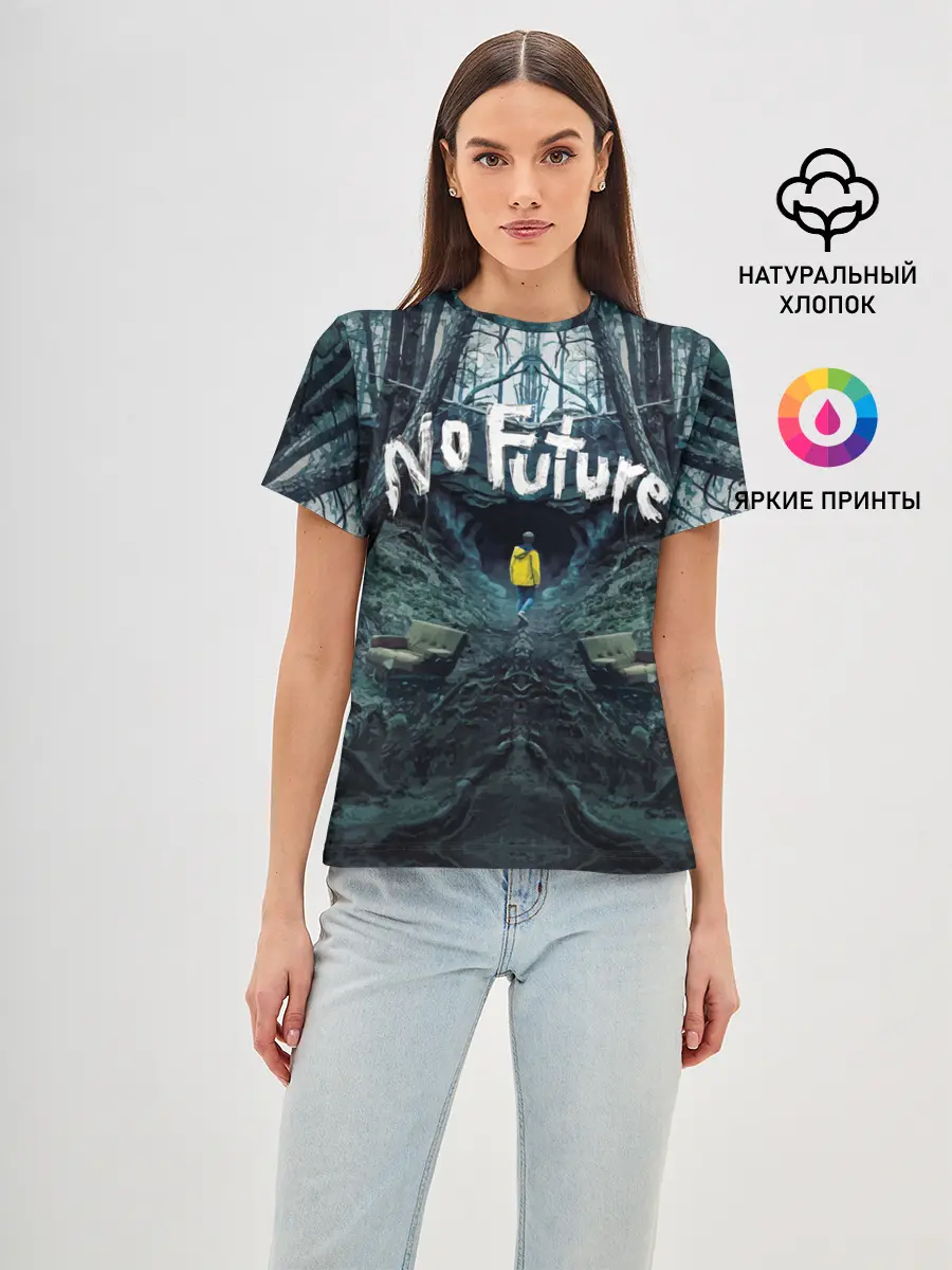 Женская базовая футболка / ТЬМА - No Future