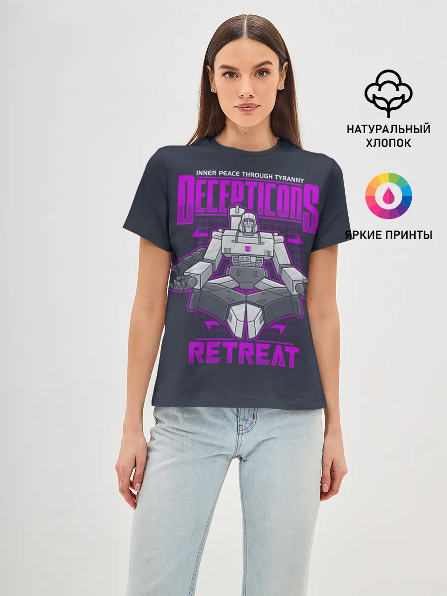 Женская базовая футболка / Трансформеры Decepticons