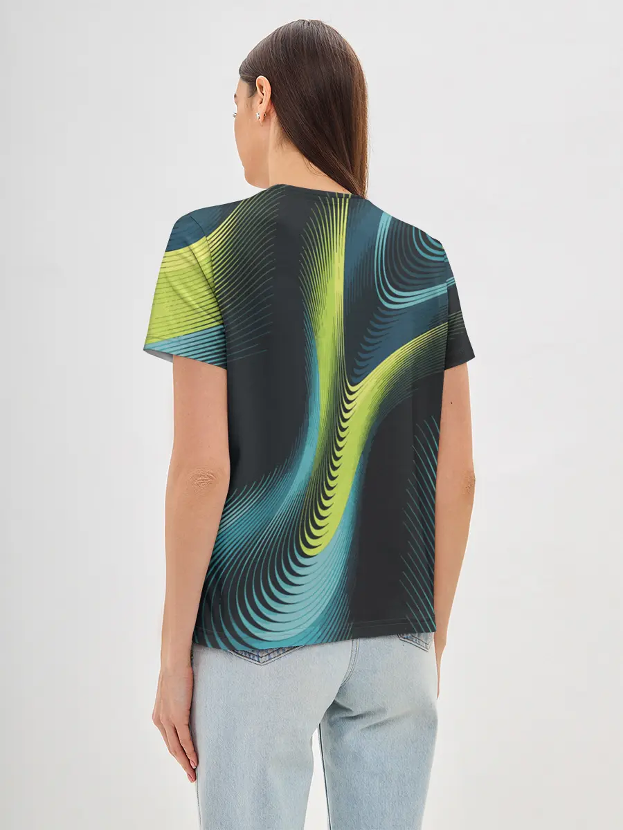 Женская базовая футболка / Wave