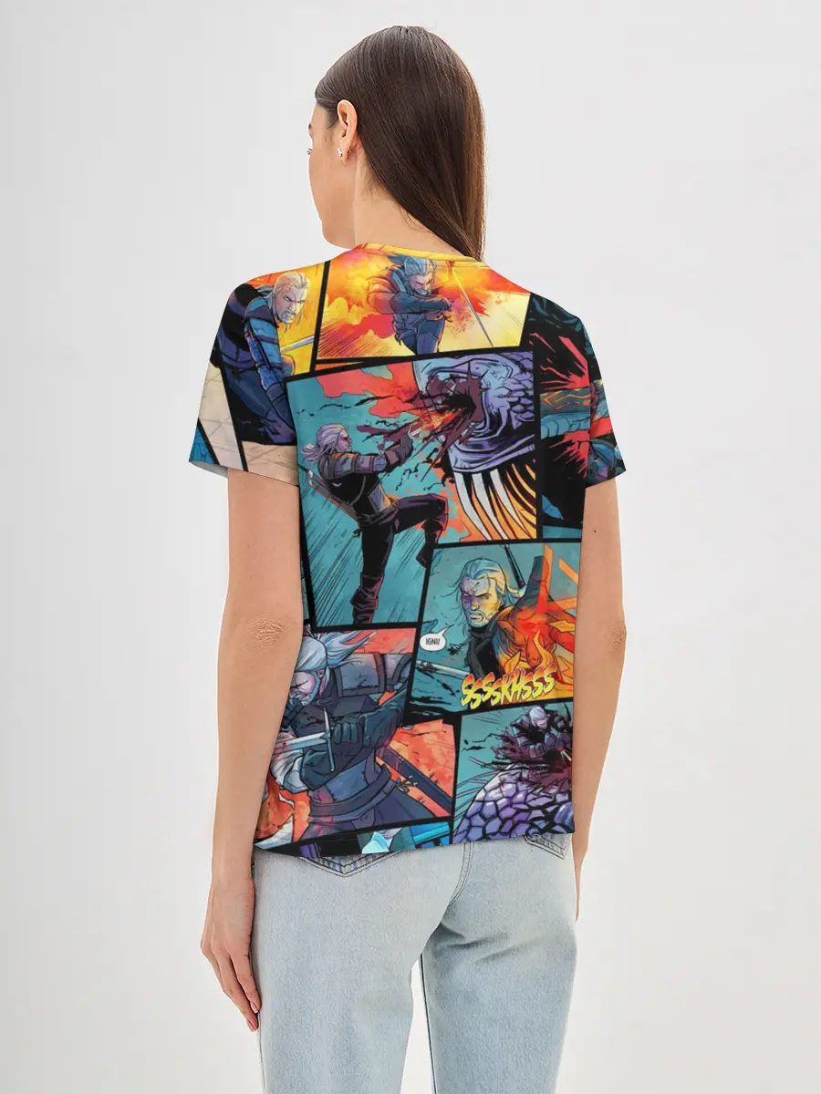 Женская базовая футболка / Ведьмак / The Witcher