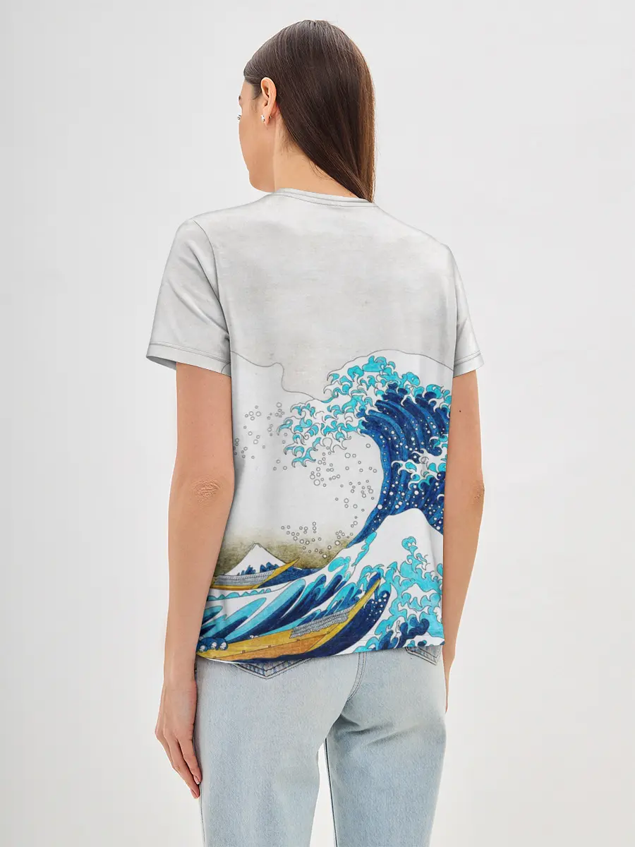 Женская базовая футболка / Japanese wave