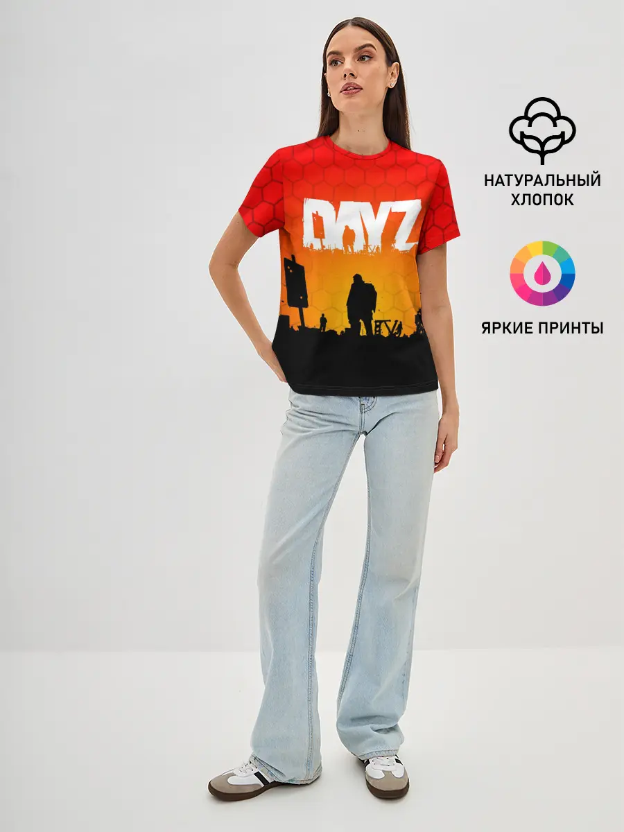 Женская базовая футболка / DAYZ