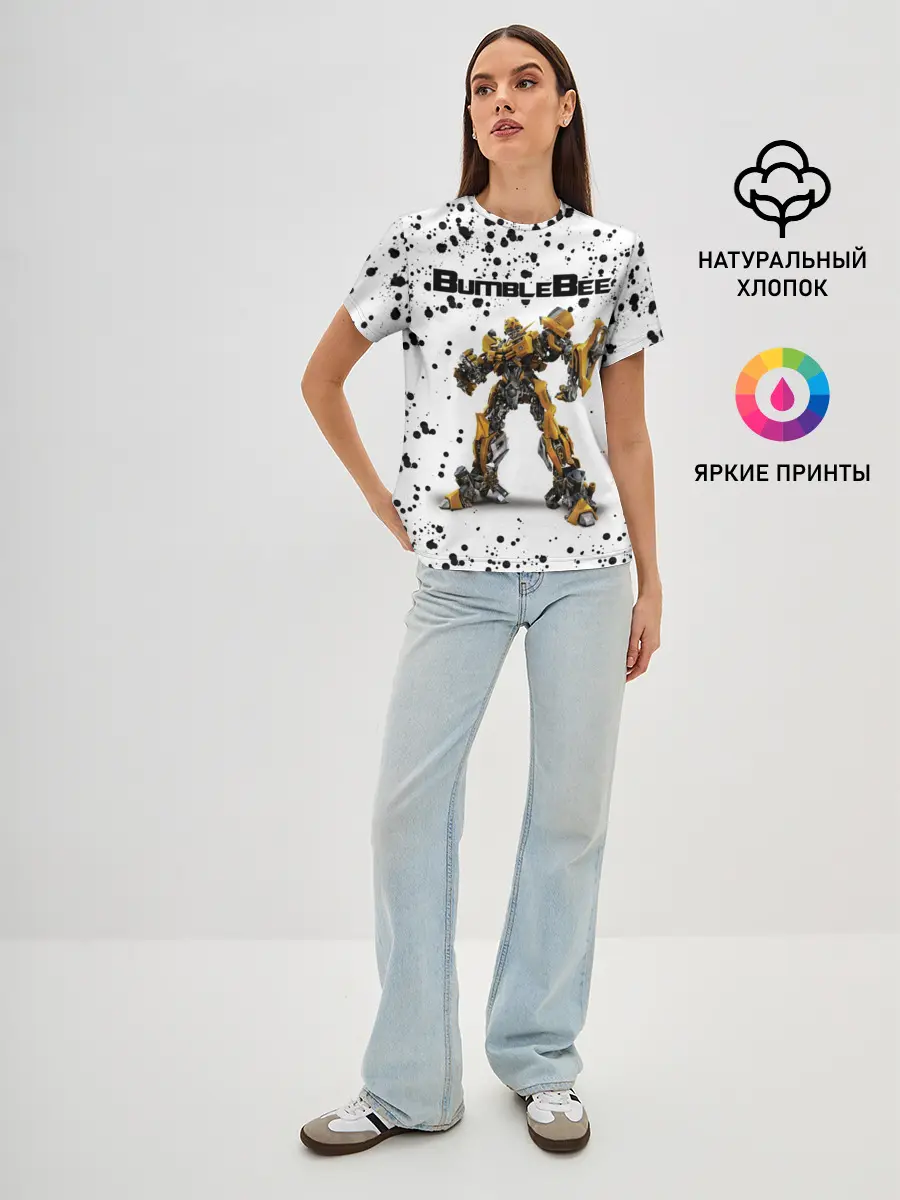 Женская базовая футболка / Шмель
