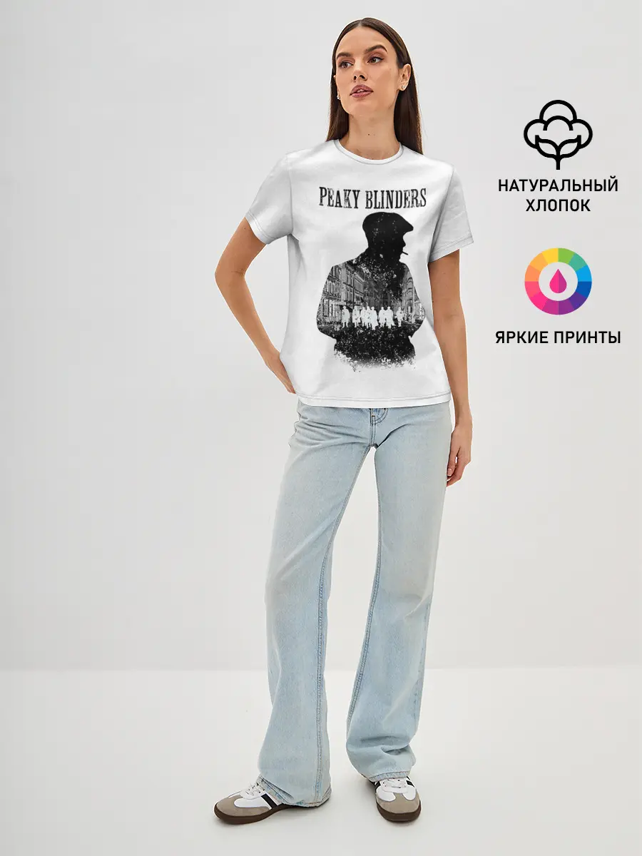 Женская базовая футболка / Thomas Shelby Peaky Blinders
