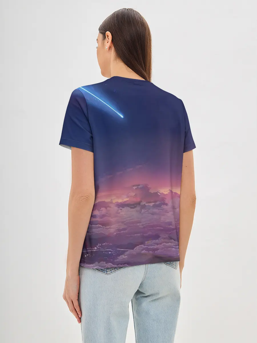 Женская базовая футболка / ТВОЕ ИМЯ