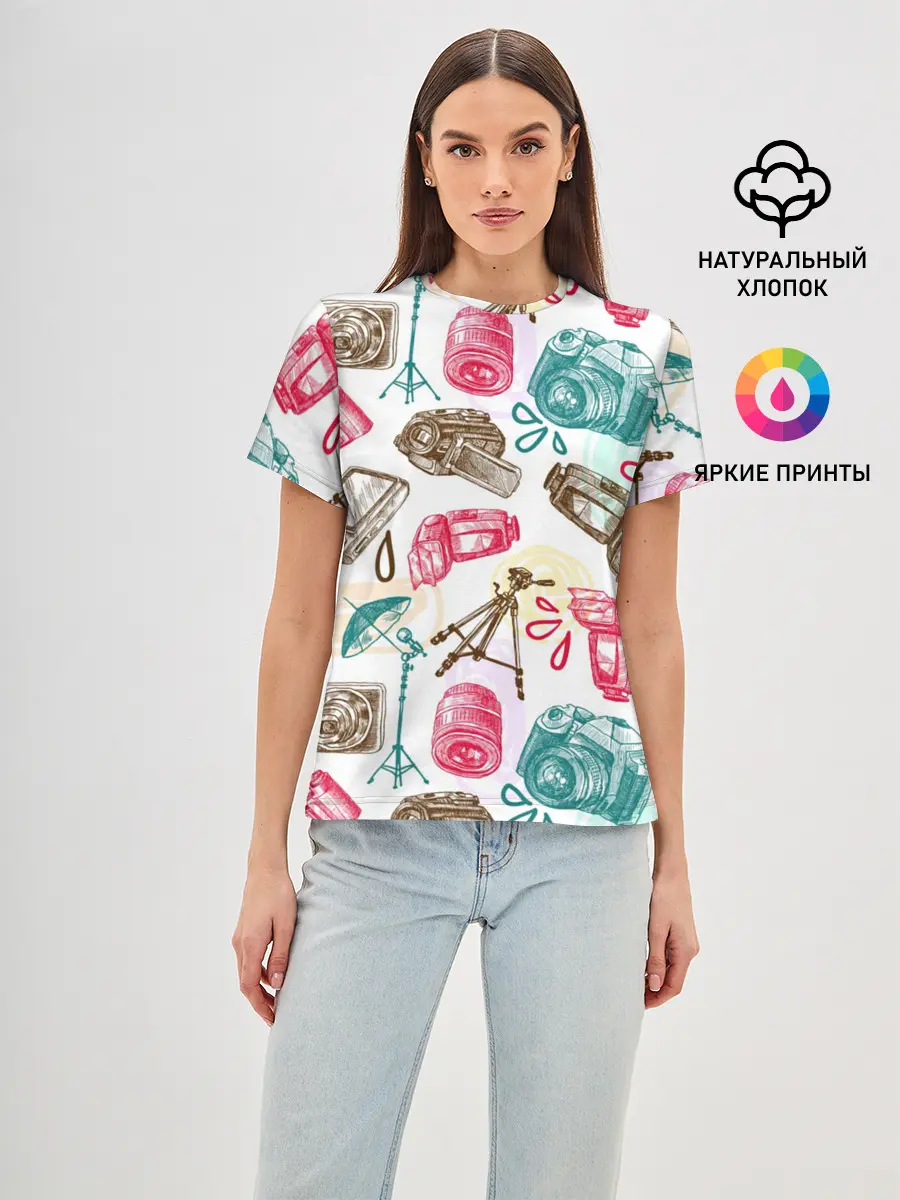 Женская базовая футболка / Блогер