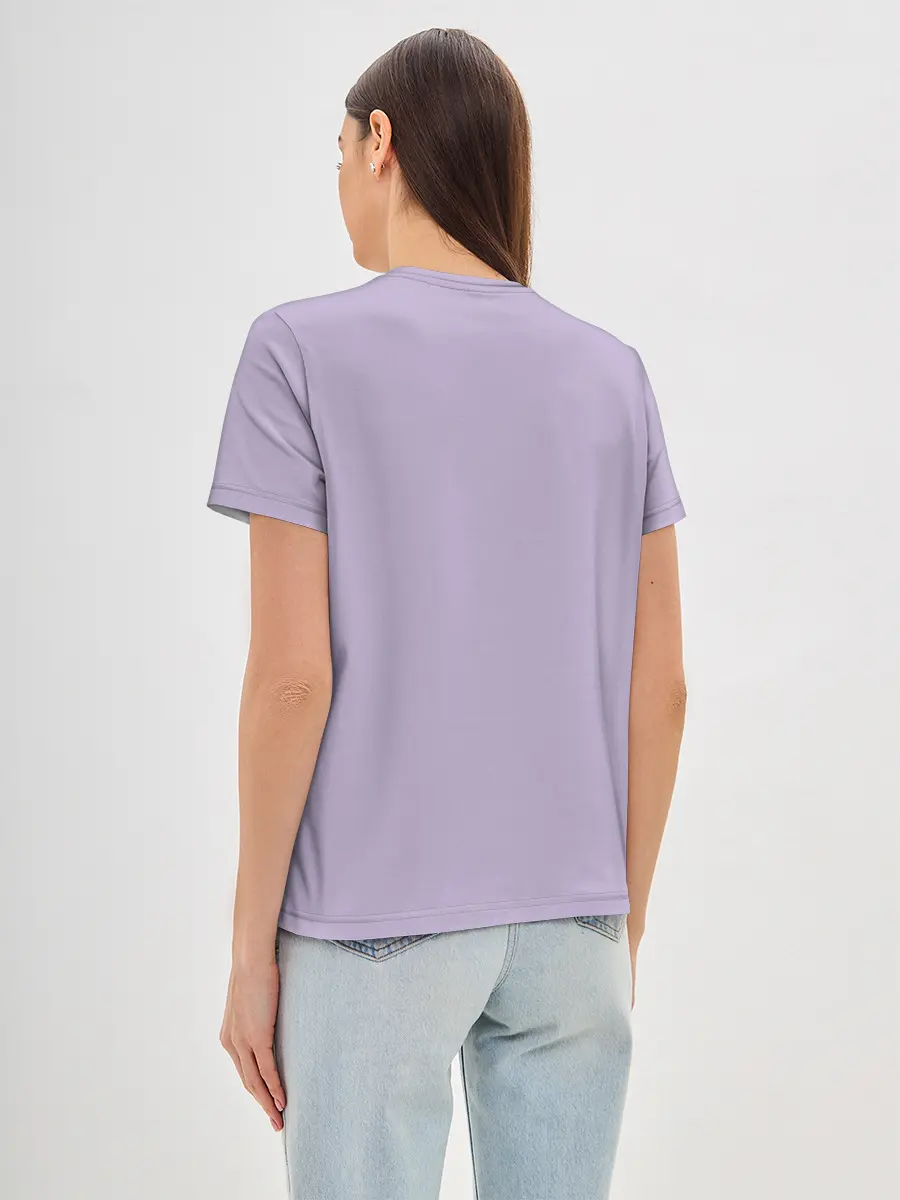 Женская базовая футболка / Лаванда