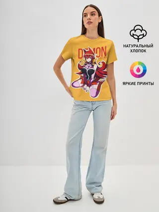 Женская базовая футболка / Demon Ameri