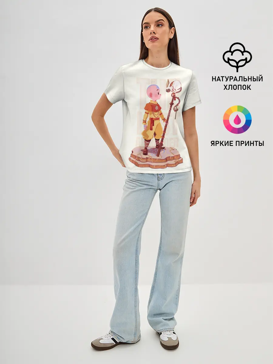 Женская базовая футболка / The last airbender