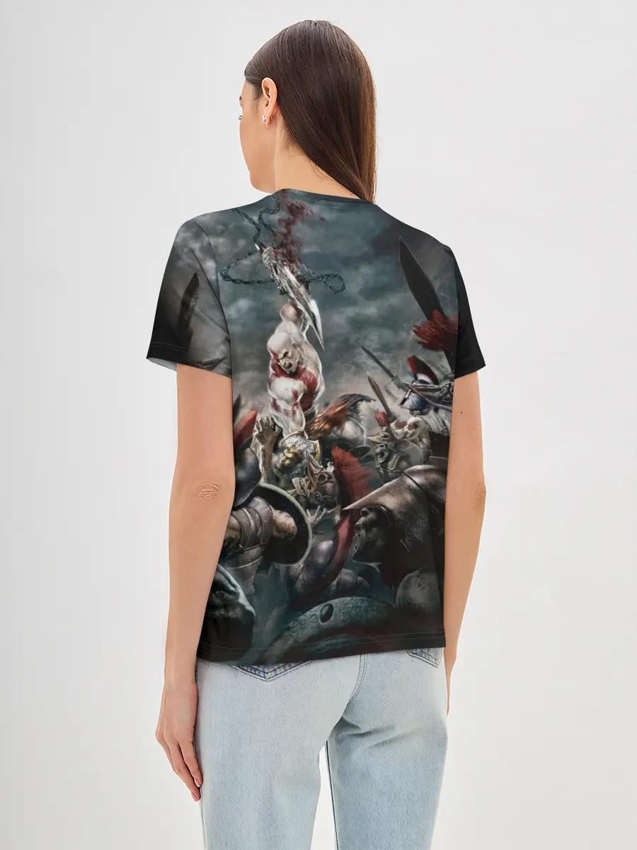 Женская базовая футболка / God of War