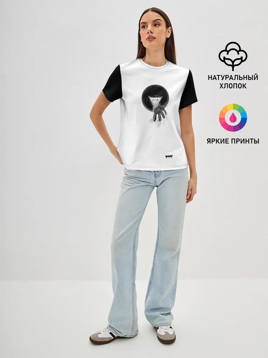 Женская базовая футболка / Yami: cell 3D