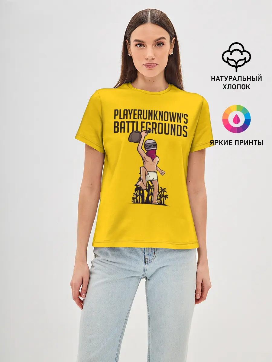 Женская базовая футболка / PUBG