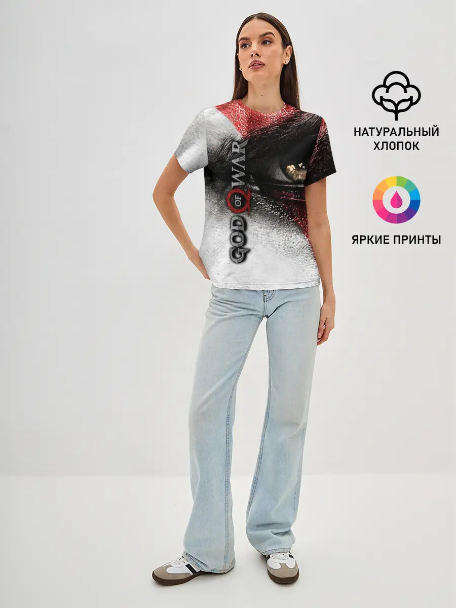 Женская базовая футболка / God of War