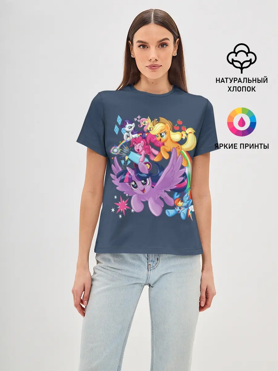 Женская базовая футболка / Пони тим