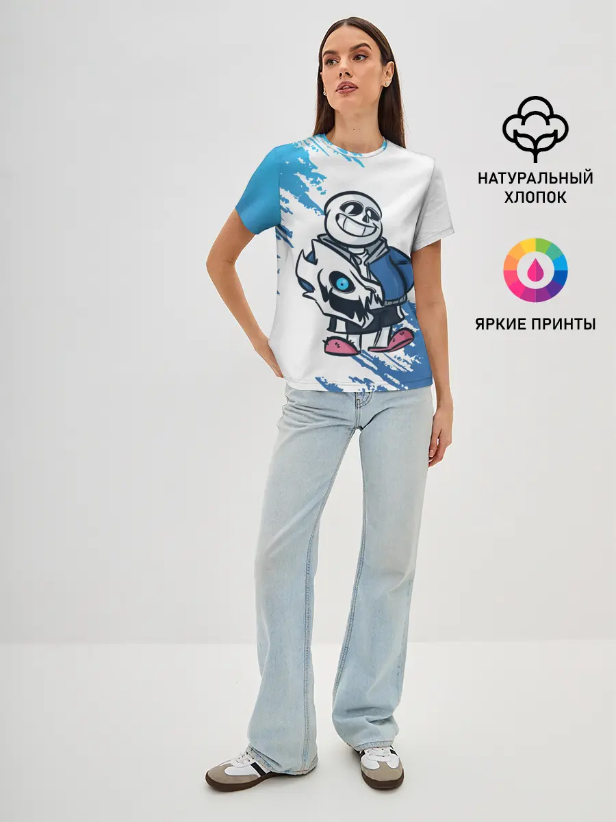 Женская базовая футболка / UNDERTALE